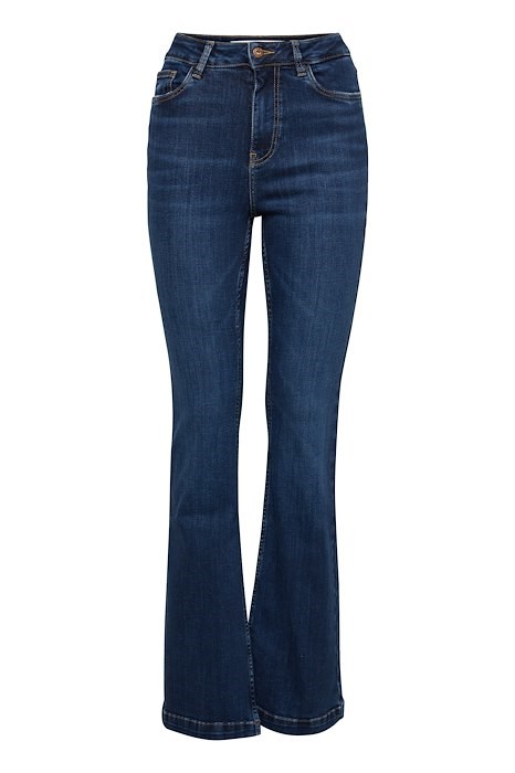 Jeans-Mørkeblå-Becca med Svaj fra Pulz Jeans